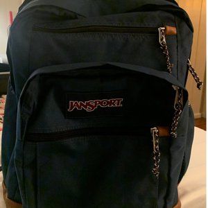 Navy Blue Jansport Backpack